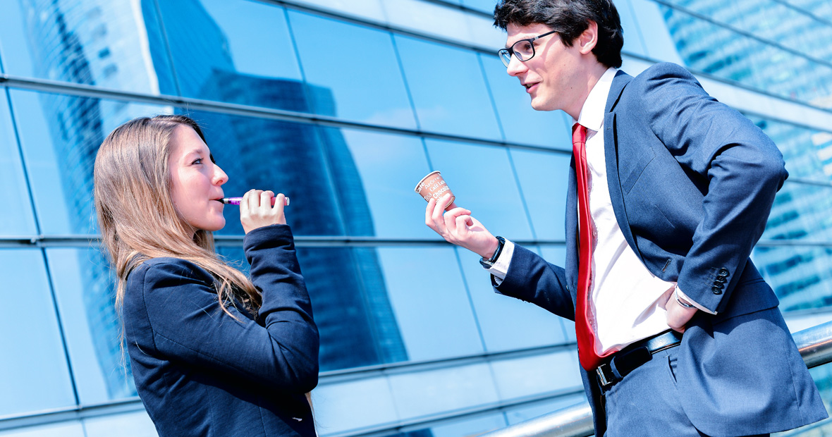 Espace fumeur entreprise